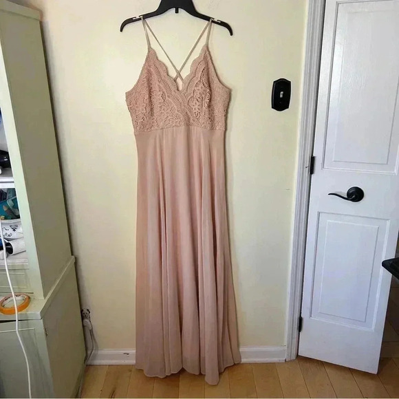 Lulus Madalyn Lace Maxi Dress Size XL - Picture 4 of 12